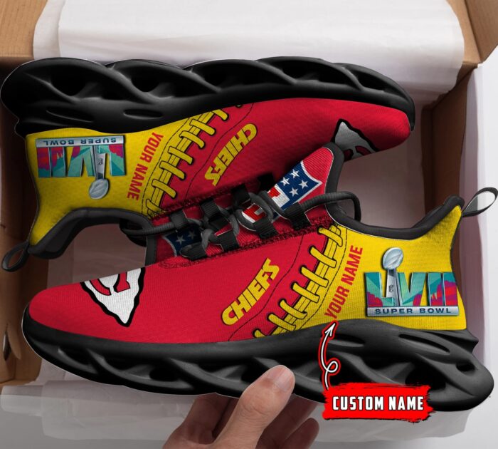 Super Bowl 2023 Kansas City Chiefs Custom Name Max Soul Shoes 02 NFLHTN2834