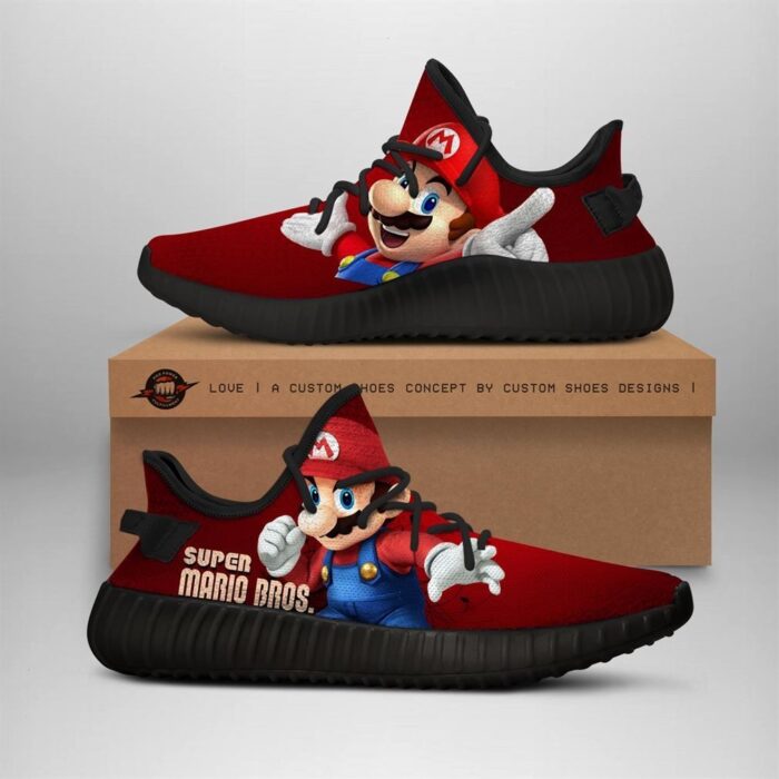 Super Mario Yeezy Shoes Sport Sneakers