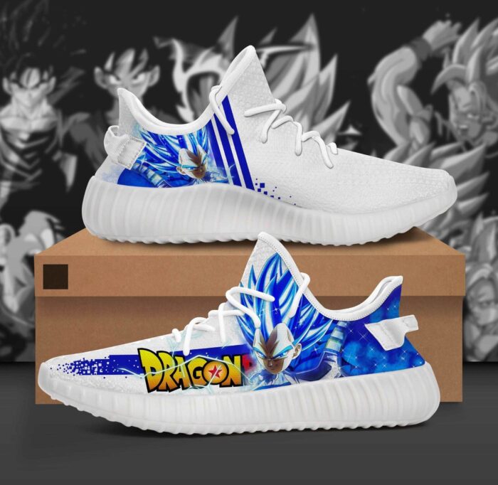 Super Vegeta Dragon Ball Yeezy Boost Shoes Sport Sneakers Yeezy Shoes