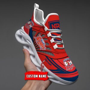 Sydney Roosters Custom Name NRL Max Soul Shoes