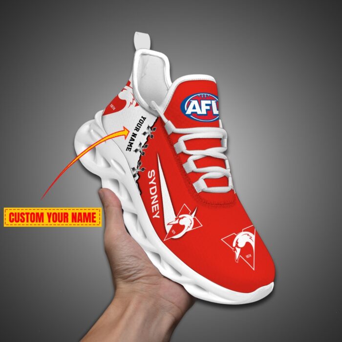 Sydney Swans Personalized AFL Max Soul Shoes