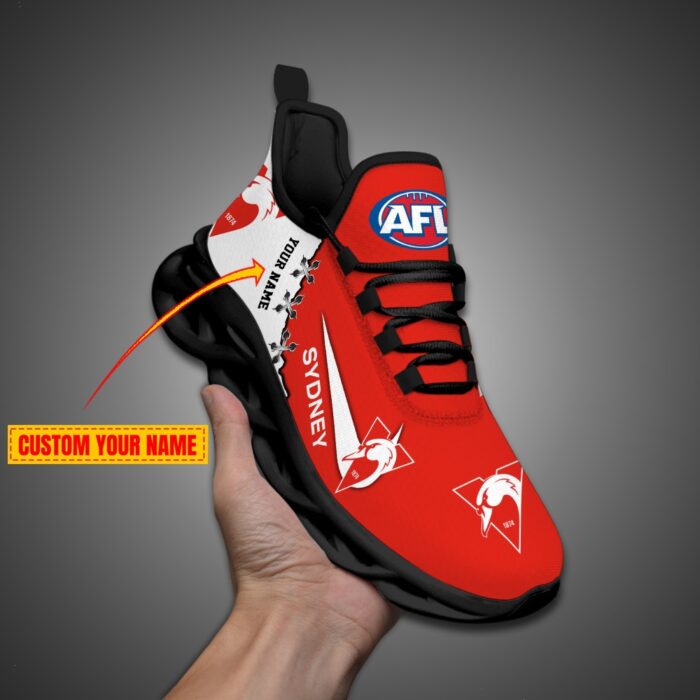 Sydney Swans Personalized AFL Max Soul Shoes