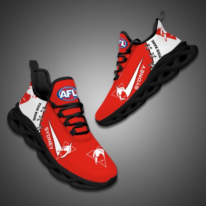 Sydney Swans Personalized AFL Max Soul Shoes