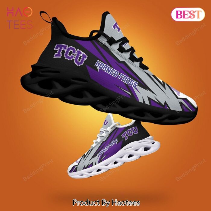 TCU Horned Frogs NCAA Grey Mix Violet Max Soul Shoes