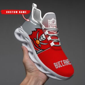 Tampa Bay Buccaneers Personalized Custom Name Max Soul Shoes