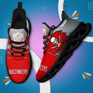 Tampa Bay Buccaneers Personalized Custom Name Max Soul Shoes