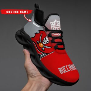 Tampa Bay Buccaneers Personalized Custom Name Max Soul Shoes