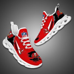 Tampa Bay Buccaneers Personalized NFL Max Soul Shoes for Fan