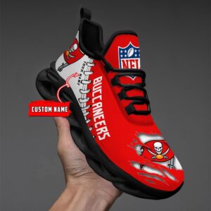 Tampa Bay Buccaneers Personalized NFL Max Soul Shoes for NFL Fan