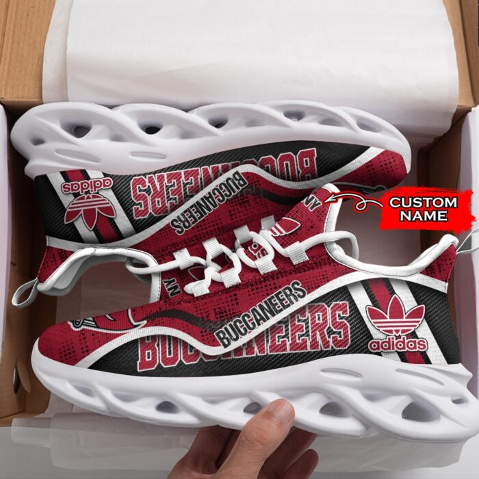 Tampa Bay Buccaneers Personalized NFL Max Soul Sneaker Adidas Ver 1