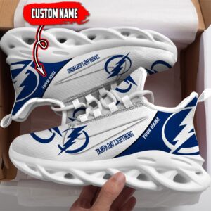 Tampa Bay Lightning Custom Name NHL New Max Soul Shoes