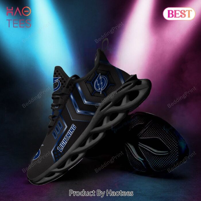 Tampa Bay Lightning NHL Black Mix Blue Max Soul Shoes