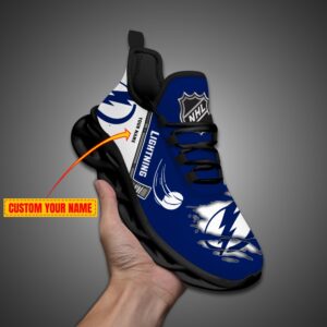 Tampa Bay Lightning Personalized NHL Max Soul Shoes Ver 2