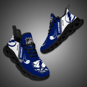 Tampa Bay Lightning Personalized NHL Max Soul Shoes Ver 2