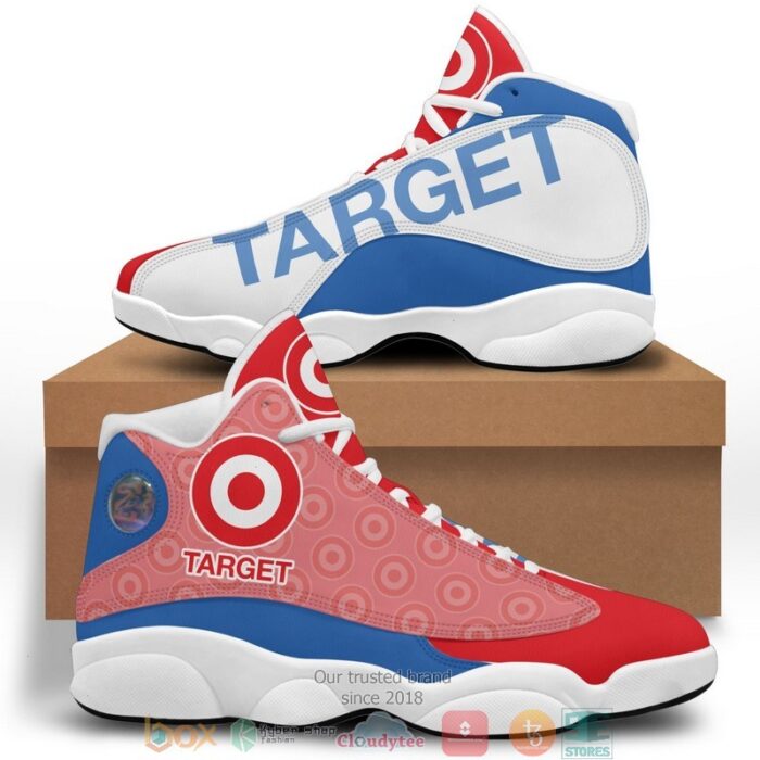 Target Logo Pattern Air Jordan 13 Sneaker Shoes