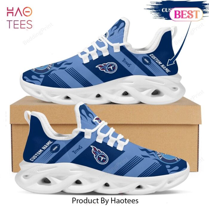 Tennessee Titans Blue Color Max Soul Shoes