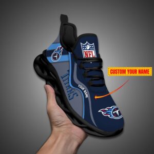 Tennessee Titans NFL Customized Unique Max Soul Shoes