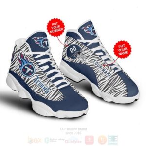 Tennessee Titans Nfl Personalized Air Jordan 13 Shoes