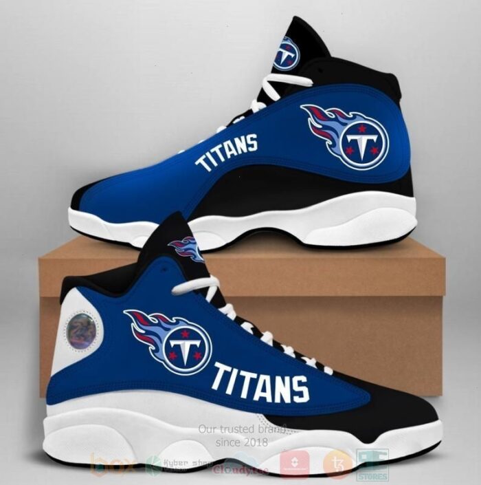 Tennessee Titans Nfl Team Air Jordan 13 Shoes