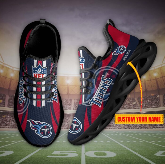 Tennessee Titans Personalized Max Soul Shoes