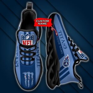 Tennessee Titans Personalized NFL Max Soul Sneaker