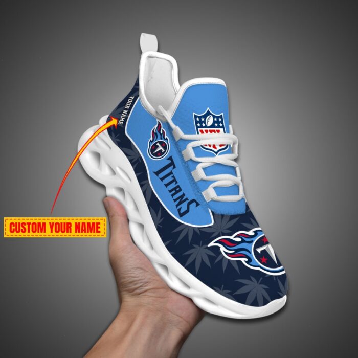 Tennessee Titans Personalized Weed Limited Edition Max Soul Shoes