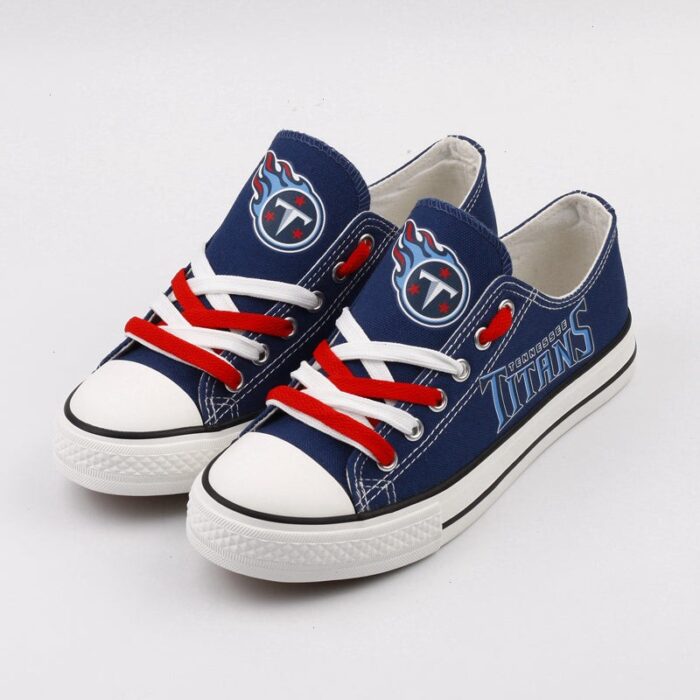 Tennessee Titans Women's Shoes Low Top Canvas Shoes