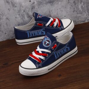 Tennessee Titans Women's Shoes Low Top Canvas Shoes