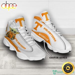 Tennessee Volunteers Fans Baby Yoda Custom Name Air Jordan 13