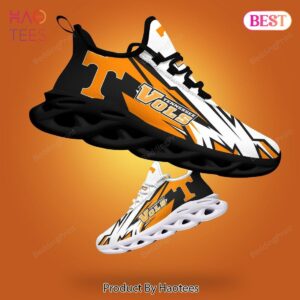 Tennessee Volunteers NCAA Black White Orange Max Soul Shoes