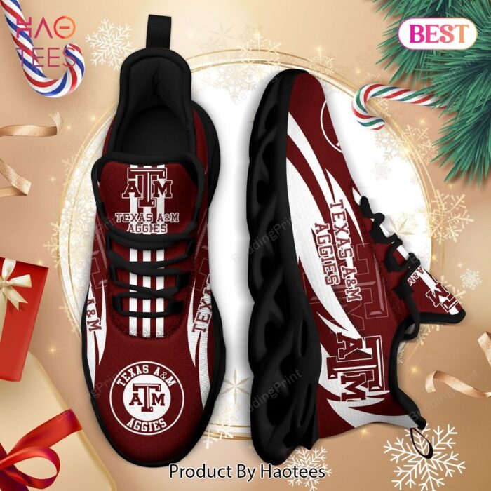 Texas A&M Aggies NCAA Red Mix White Max Soul Shoes