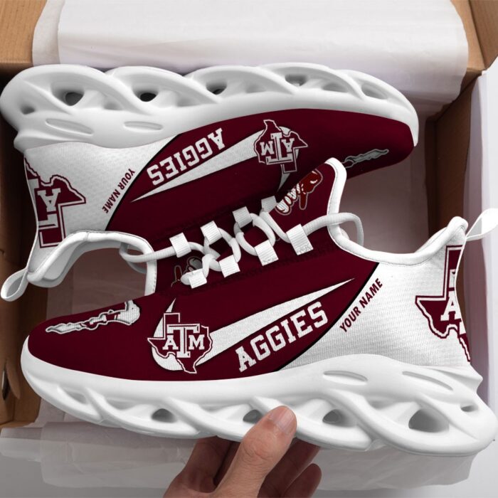 Texas A&M Aggies Personalized Luxury NCAA Max Soul Shoes