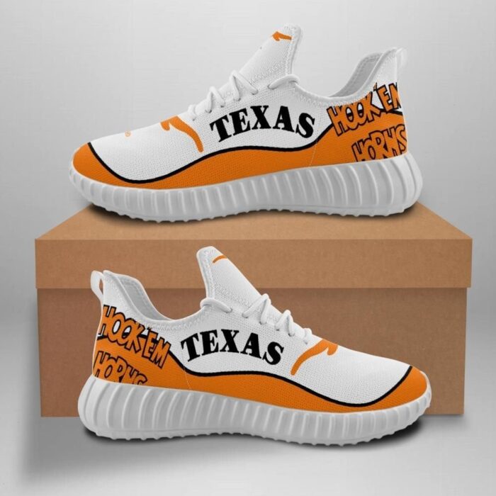 Texas Longhorns Custom Shoes Sport Sneakers Yeezy Boost Yeezy Shoes