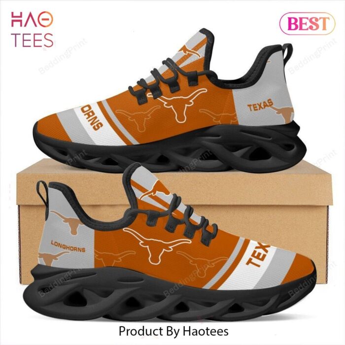 Texas Longhorns NCAA Hot Grey Mix Orange Max Soul Shoes