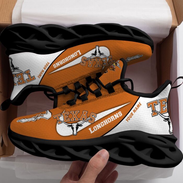 Texas Longhorns Personalized Luxury NCAA Max Soul Shoes