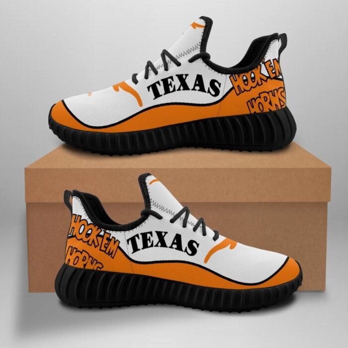 Texas Longhorns Unisex Sneakers New Sneakers Custom Shoes Football Yeezy Boost