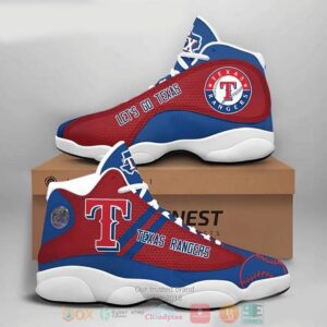 Texas Rangers Football Mlb Logo Air Jordan 13 Shoes