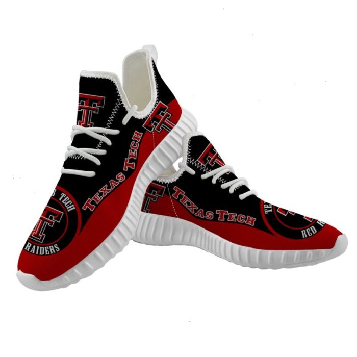 Texas Tech Red Raiders Sneakers Big Logo Yeezy Shoes