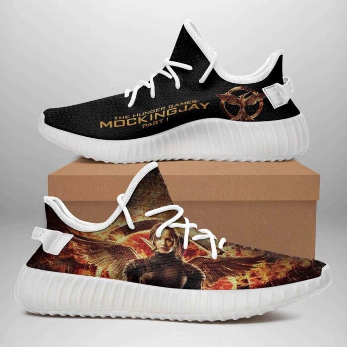 The Hunger Games Mocking Jay Yeezy Boost Shoes Sport Sneakers Yeezy Shoes