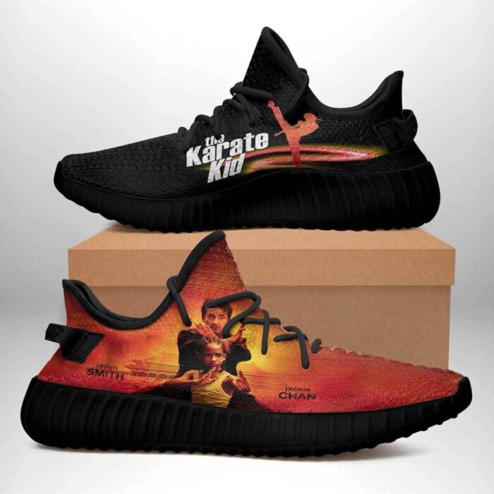 The Karate Kid Black Edition Yeezy Boost Shoes Sport Sneakers Yeezy Shoes