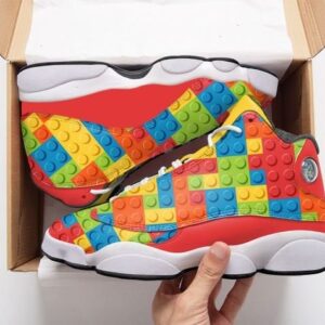 The Lego All Over Printed Air Jordan 13 Sneakers