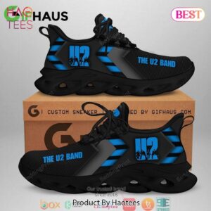 The U2 Band Black Mix Blue Max Soul Shoes