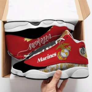 The United States Marine Corps All Over Printed Air Jordan 13 Sneakers