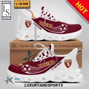 Torino FC Custom Name Red Max Soul Shoes