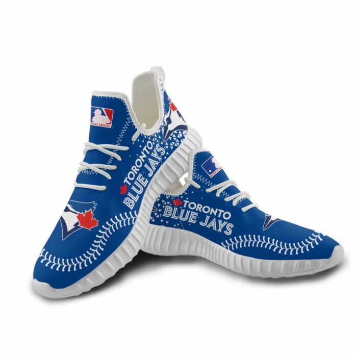 Toronto Blue Jays Unisex Sneakers New Sneakers Custom Shoes Baseball Yeezy Boost