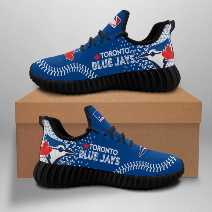 Toronto Blue Jays Unisex Sneakers New Sneakers Custom Shoes Baseball Yeezy Boost Yeezy Shoes