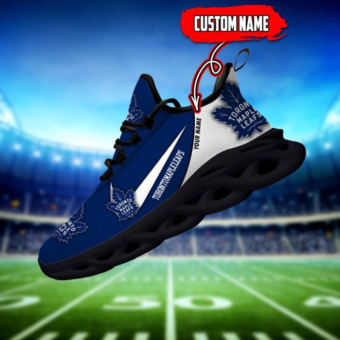 Toronto Maple Leafs Custom Name NHL New Max Soul Shoes