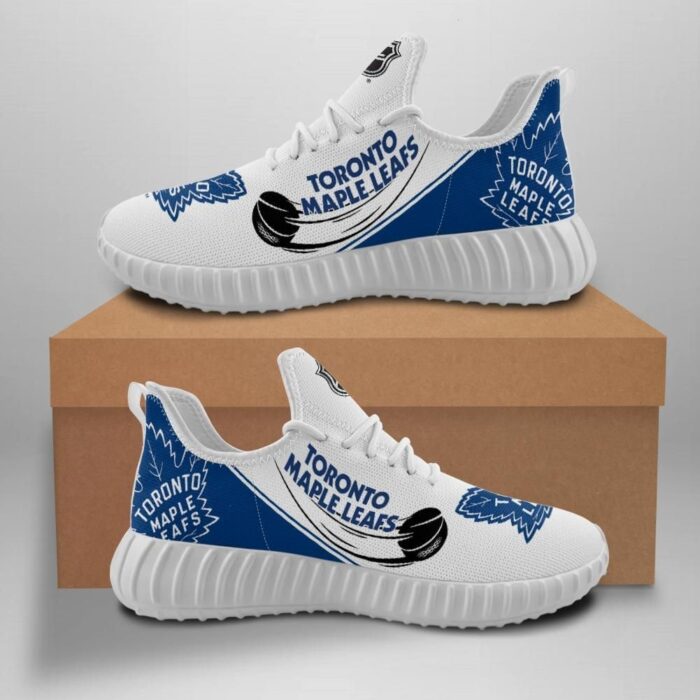 Toronto Maple Leafs New Hockey Custom Shoes Sport Sneakers Toronto Maple Leafs Yeezy Boost