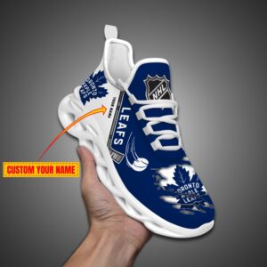 Toronto Maple Leafs Personalized NHL Max Soul Shoes Ver 2