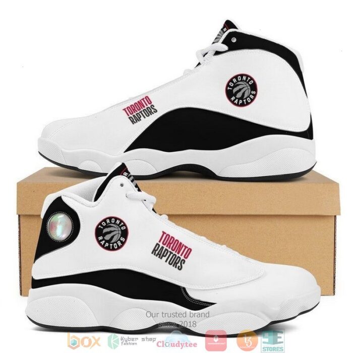 Toronto Raptors Nba Football Team Big Logo Air Jordan 13 Sneaker Shoes